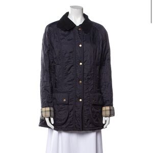 Barbour Beadnell Diamond Polarquilt in Navy US 16 UK 20